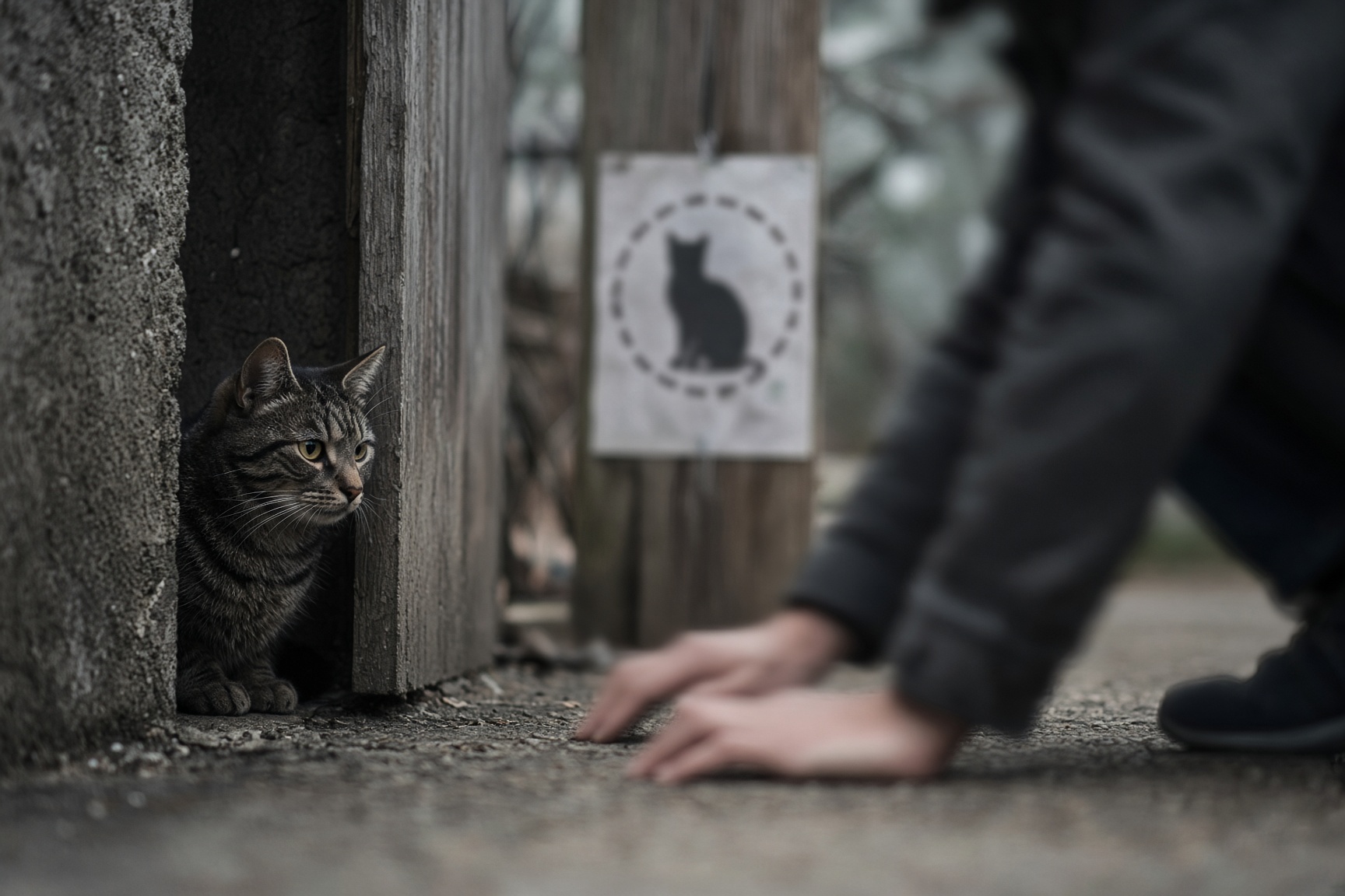 Nachbarschaftshilfe bei der Katzensuche